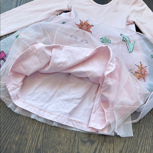 Hanna Andersson Disney Princess Long Sleeve Tulle Dress - Picture 6 of 8